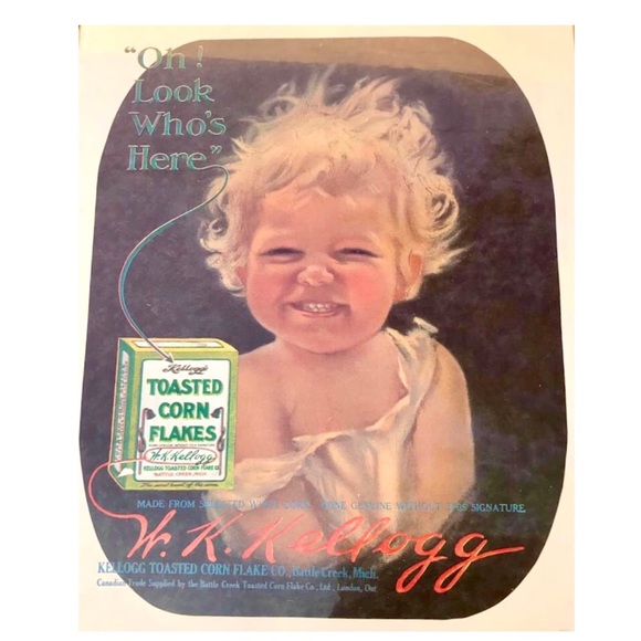 Vintage Kellogg’s Advertising Print Poster - Picture 2 of 8